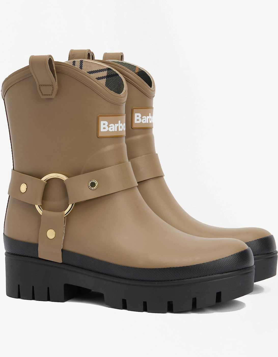 ELLEY Womens Wellies Military Brown