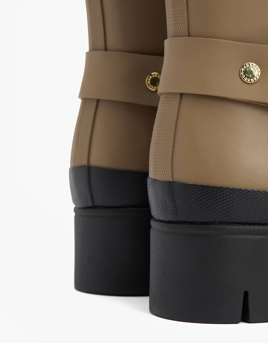 ELLEY Womens Wellies Military Brown