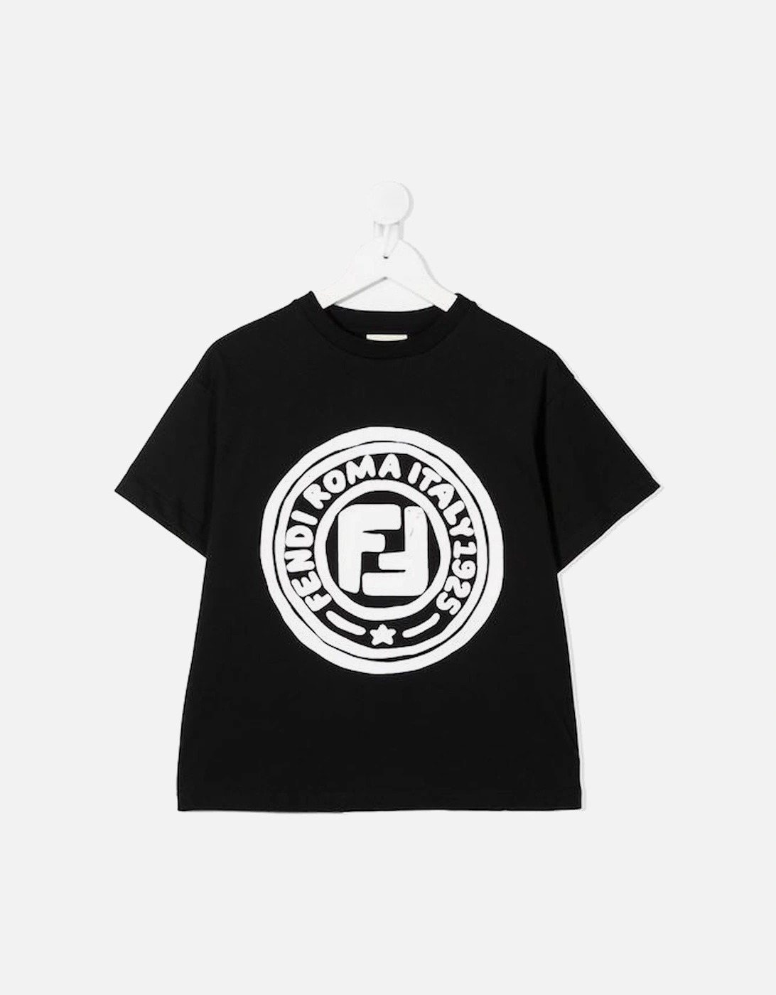Kids Logo T Shirt Black, 2 of 1