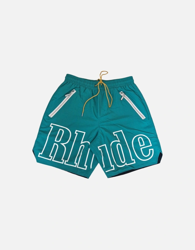 Logo Shorts Green