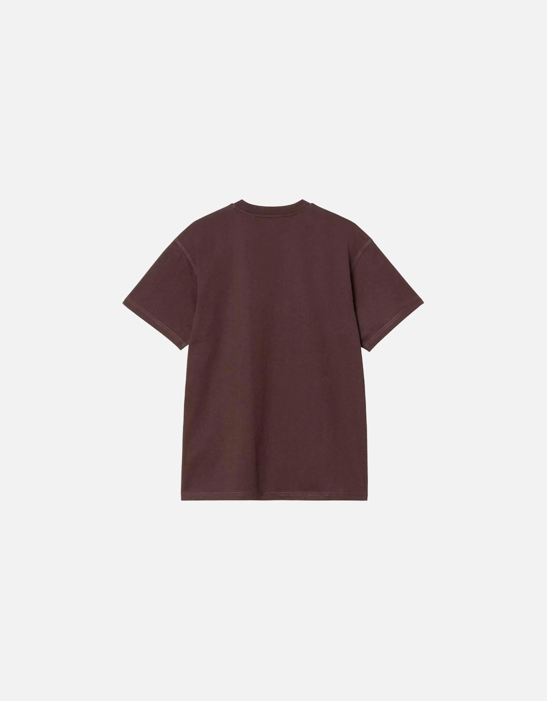 S/S American Script T-Shirt - Palisander