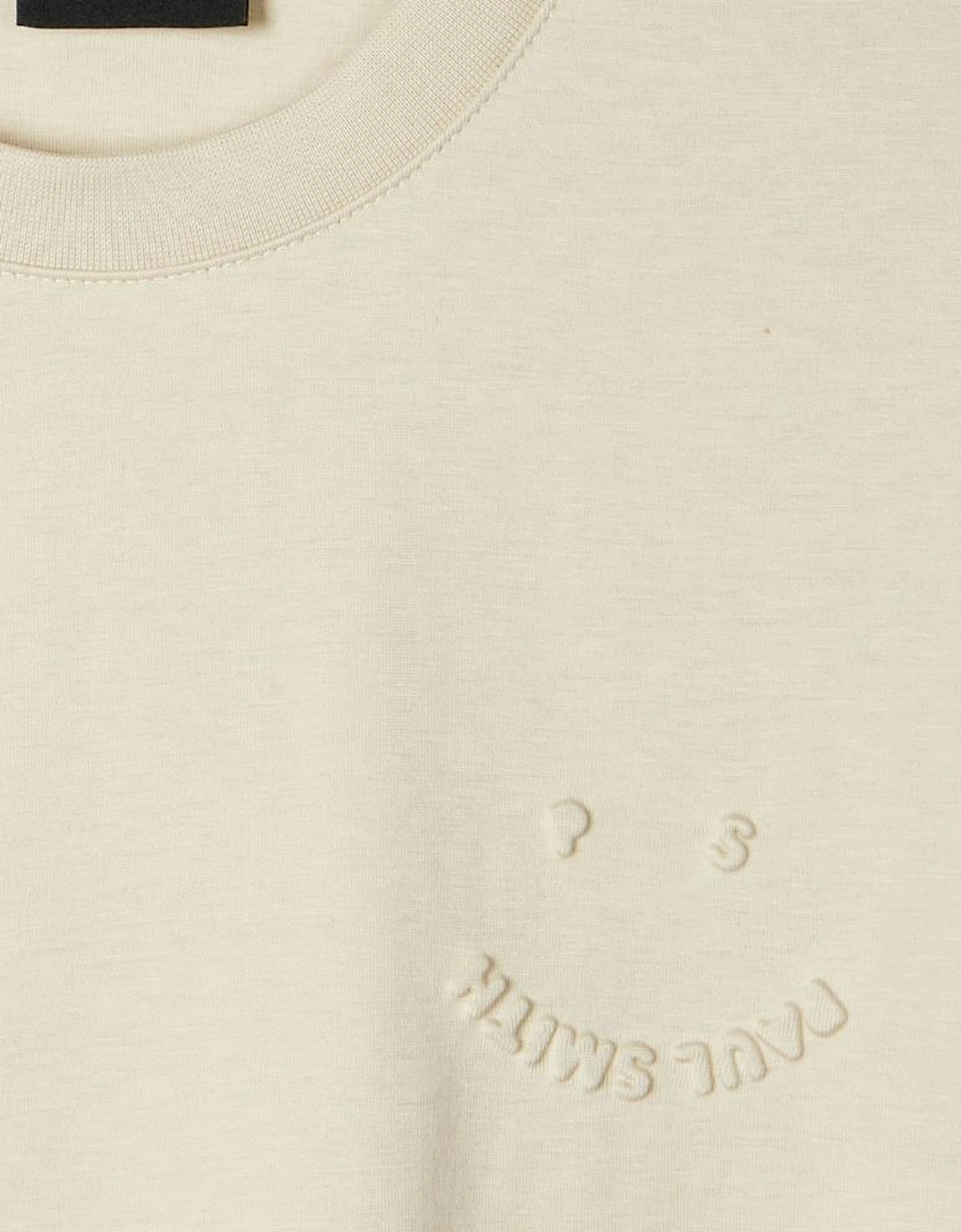 Casual Fit Happy T-Shirt - Off White