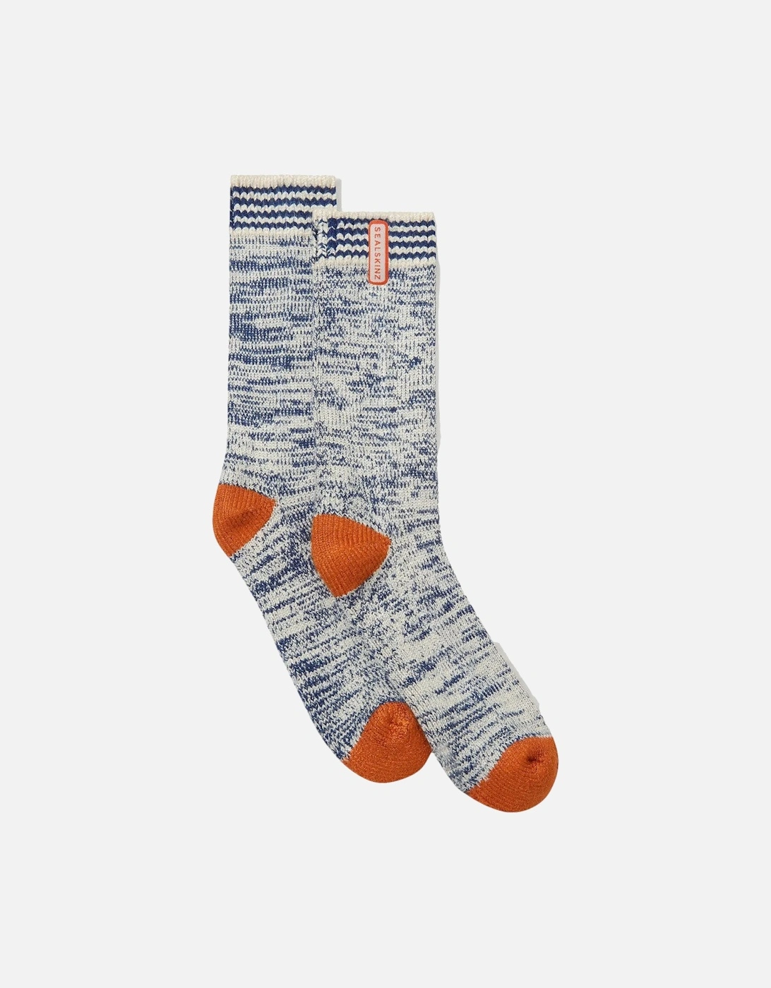 Cordwell Bamboo Twisted Socks Navy, 2 of 1