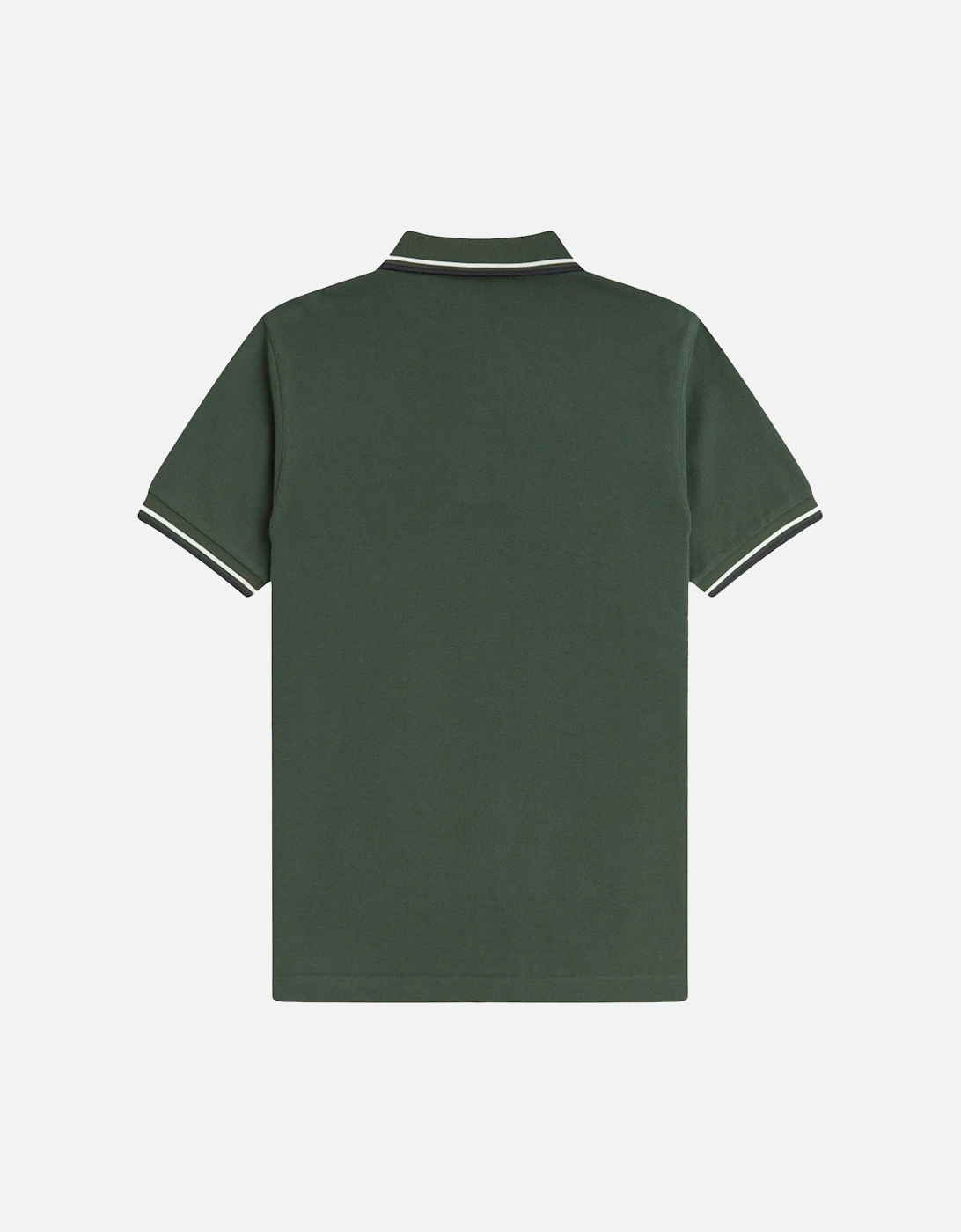 Twin Tipped Polo Shirt Court Green/Snow White/Navy