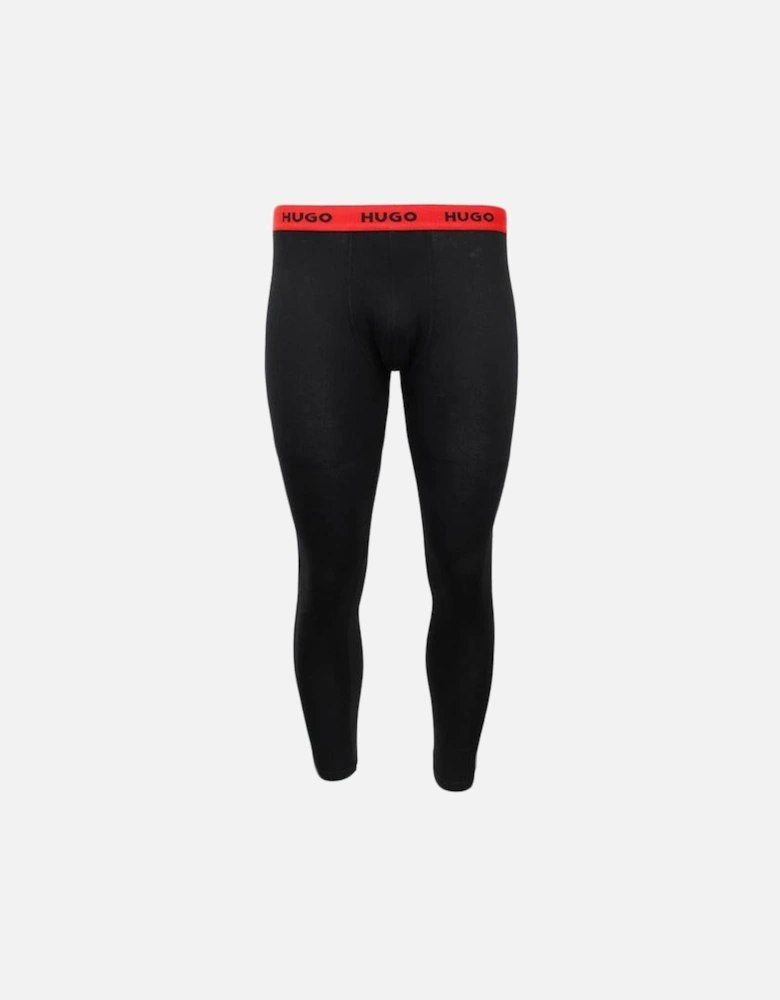 HUGO Linked Logo Long Johns, Black
