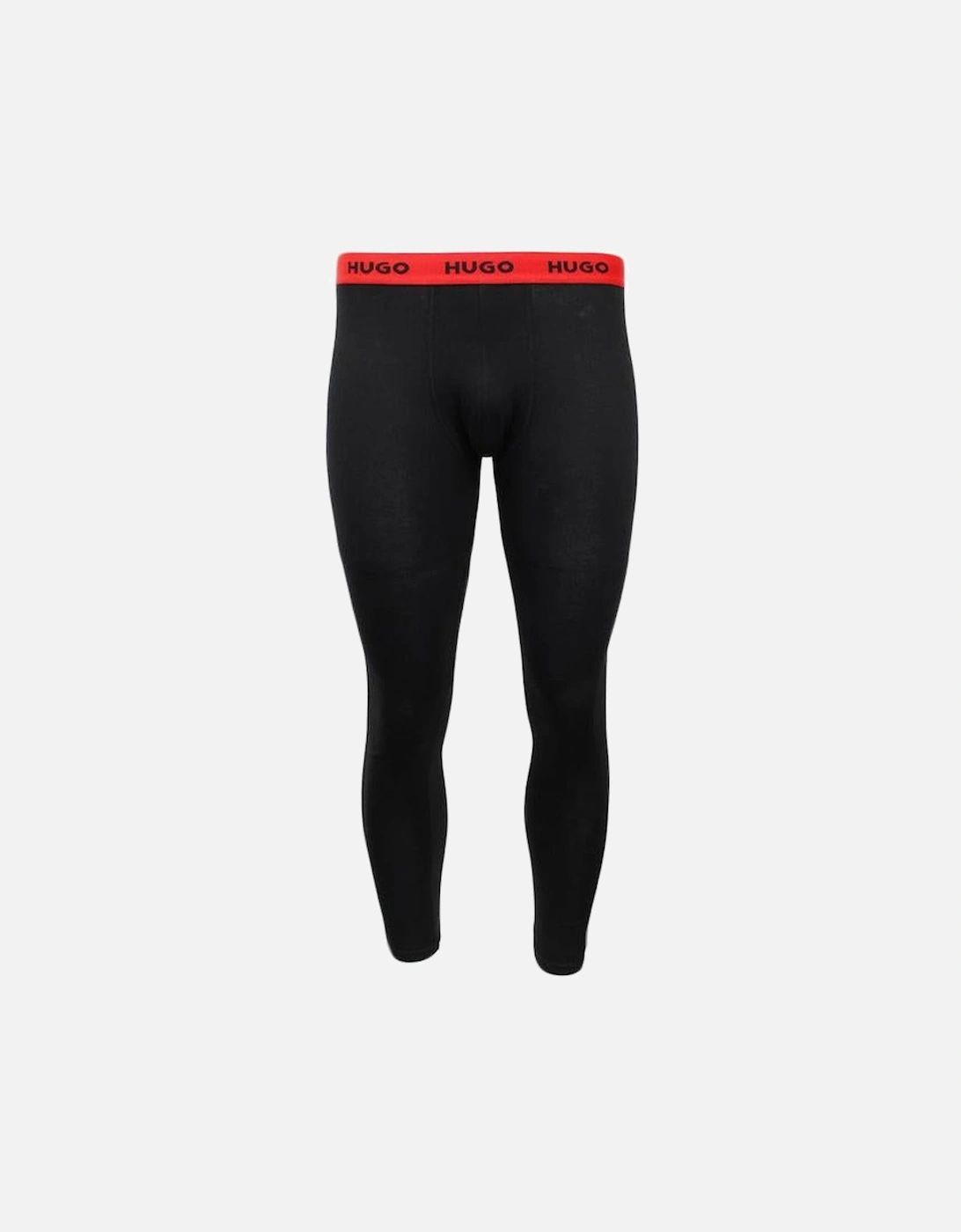 HUGO Linked Logo Long Johns, Black, 3 of 2