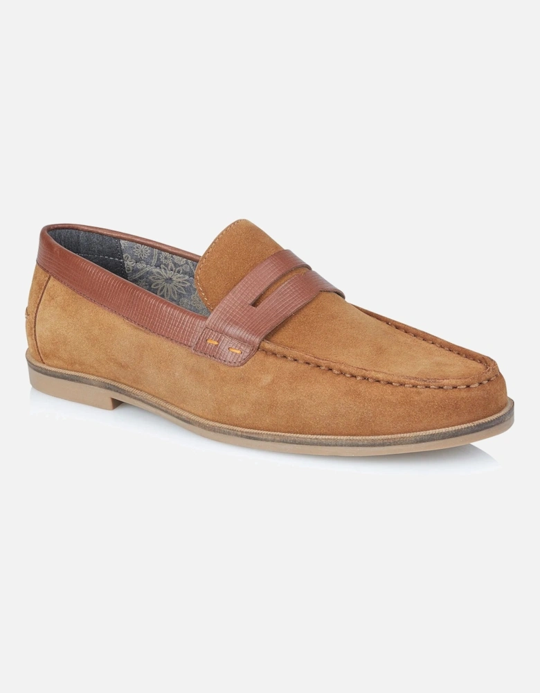 ANCONA Mens Loafers Brown