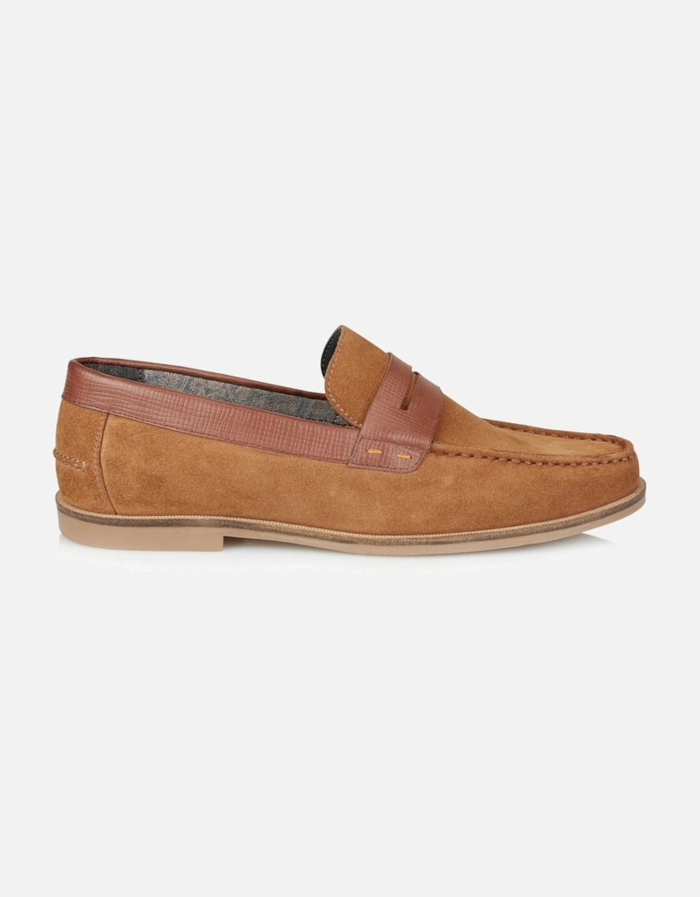 ANCONA Mens Loafers Brown