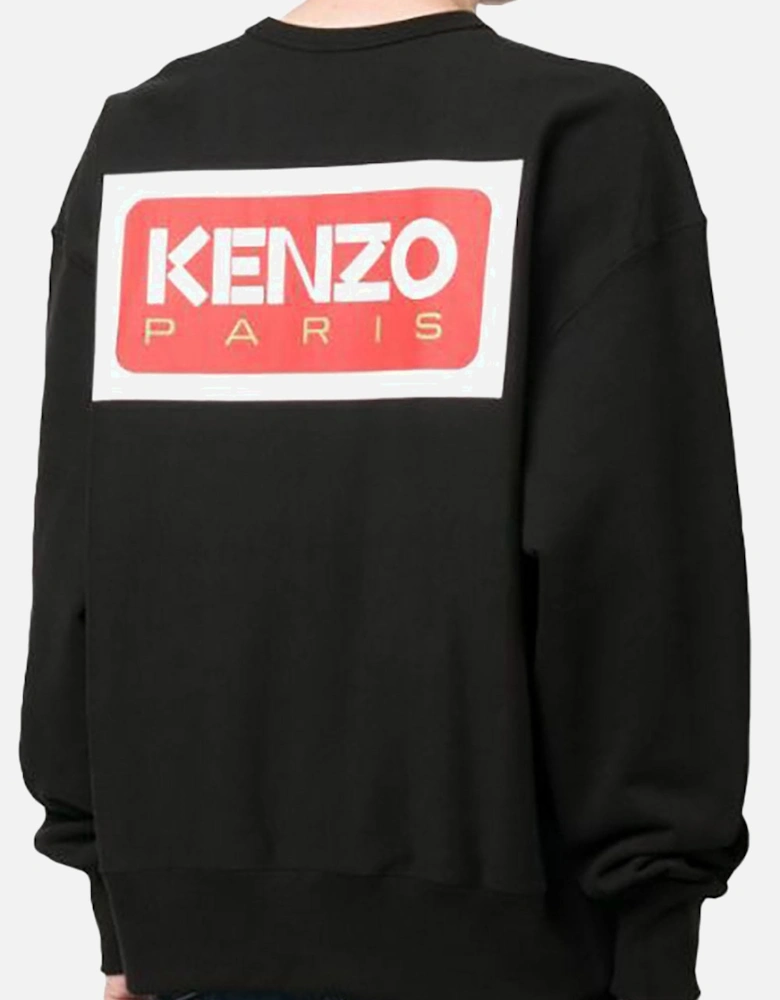 Men's Black Paris Logo Sweatshirt