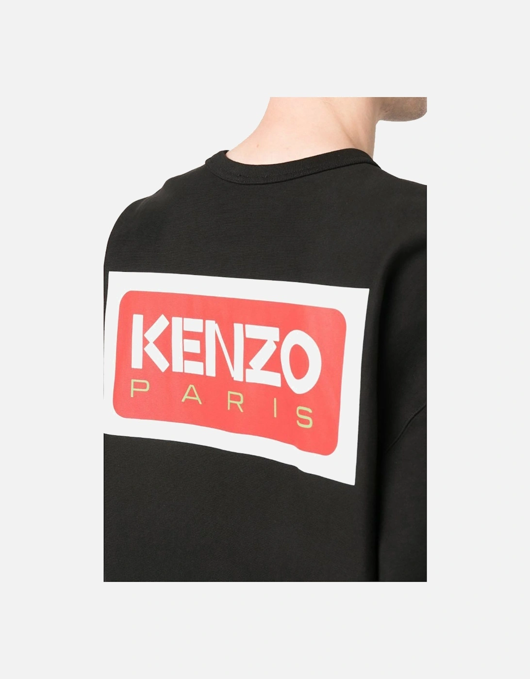 Men's Black Paris Logo Sweatshirt