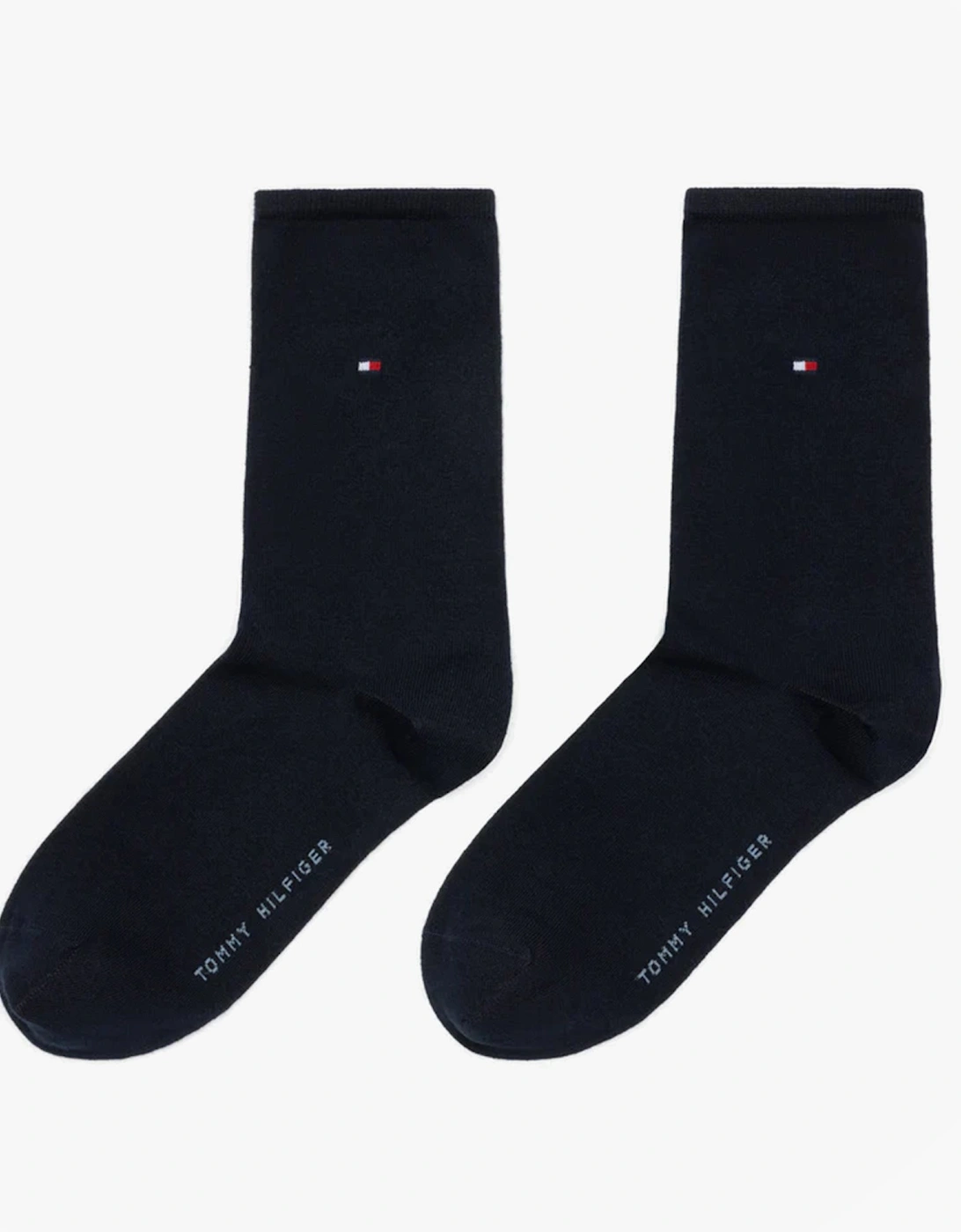 2 Pack Womens Crew Socks Navy