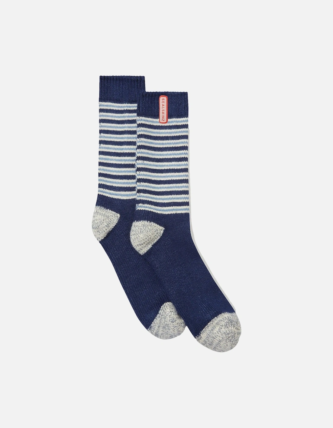Oby Bamboo Stripe Socks Navy, 2 of 1