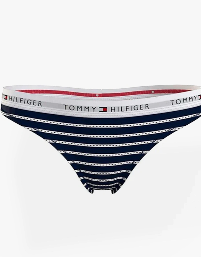 BIKINI PRINT Womens Underwear Argyle Stripe Desert Sky