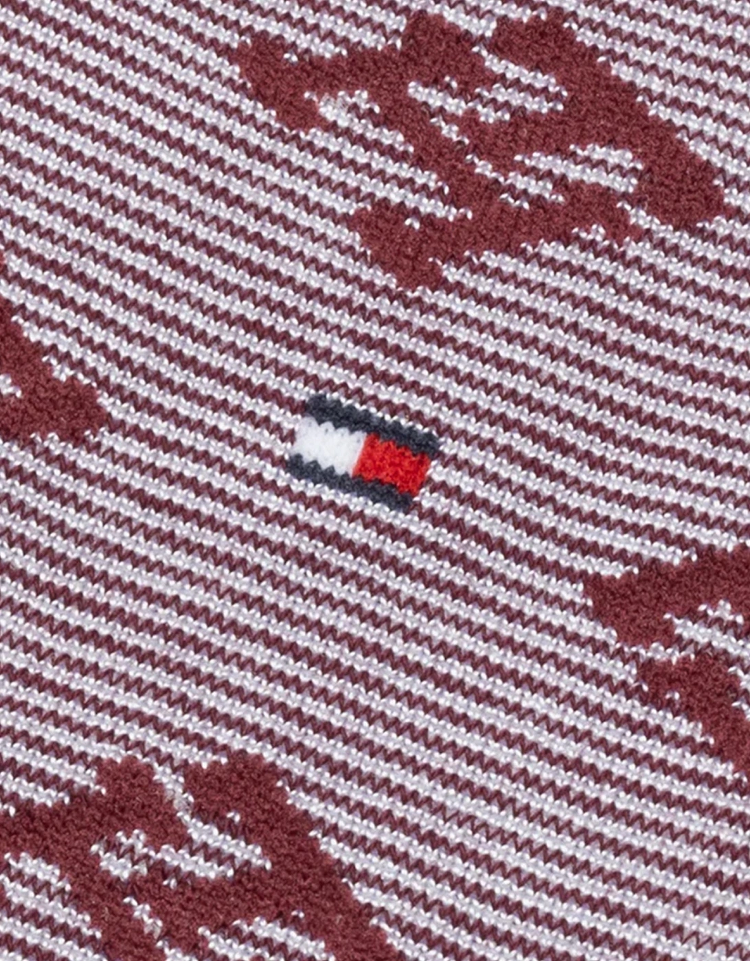 3 Pack Giftboxed Monogram Womens Crew Socks Red