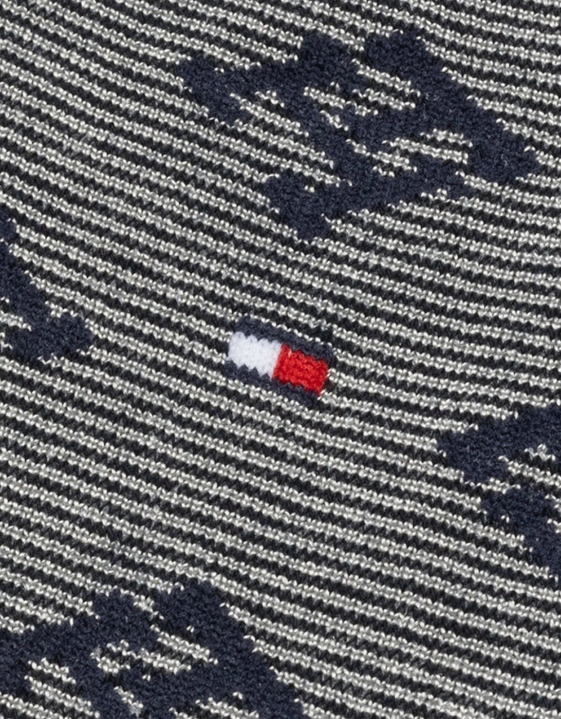 3 Pack Giftboxed Monogram Womens Crew Socks Navy