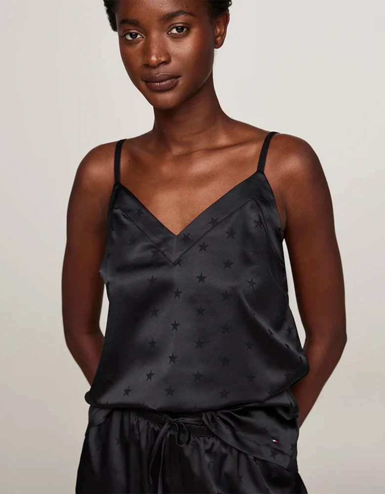 ESS HOLIDAY Womens Cami & Long Pants Black