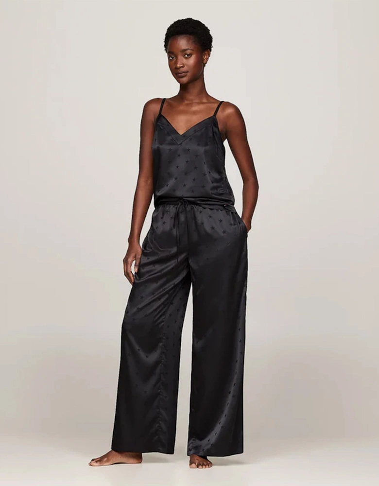 ESS HOLIDAY Womens Cami & Long Pants Black