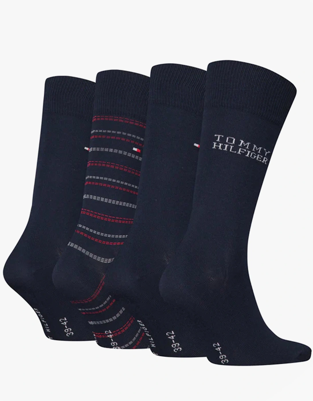 4 Pack Giftboxed Classic Mens Crew Socks Navy