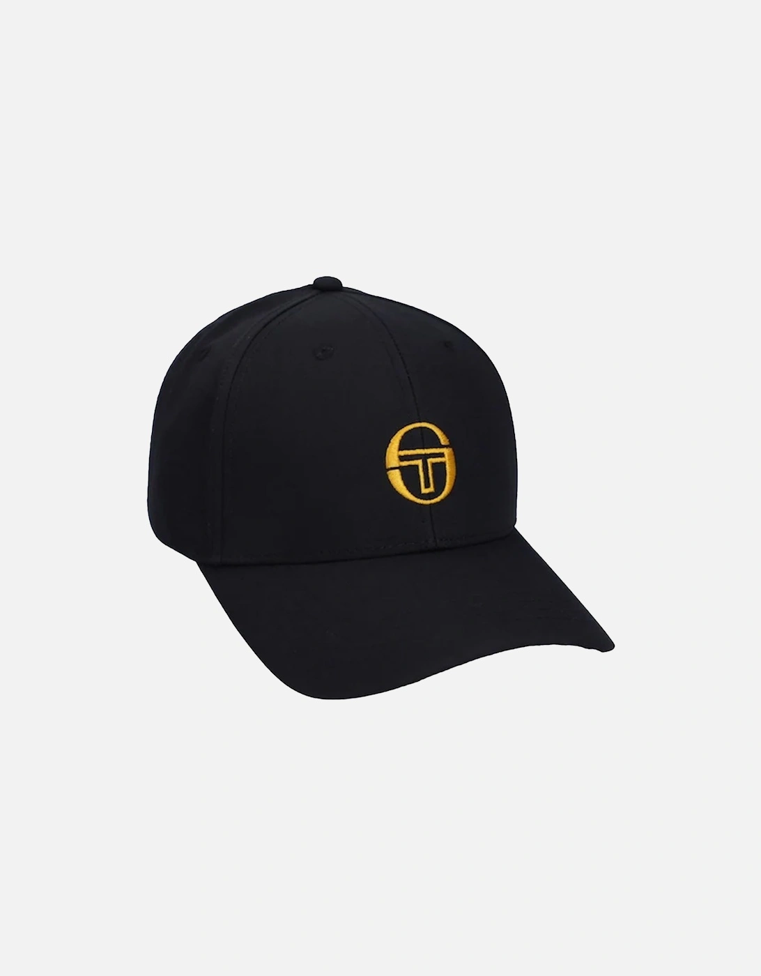 Marz Classic 6 Panel Strapback Cap Black/Old Gold, 4 of 3