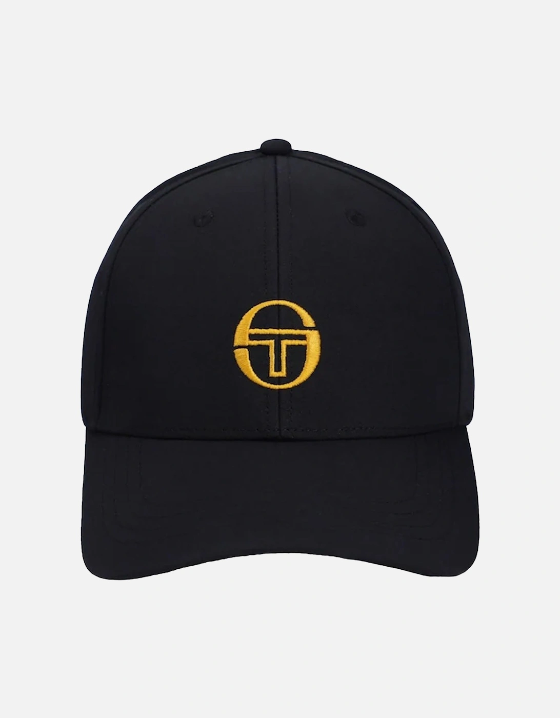 Marz Classic 6 Panel Strapback Cap Black/Old Gold