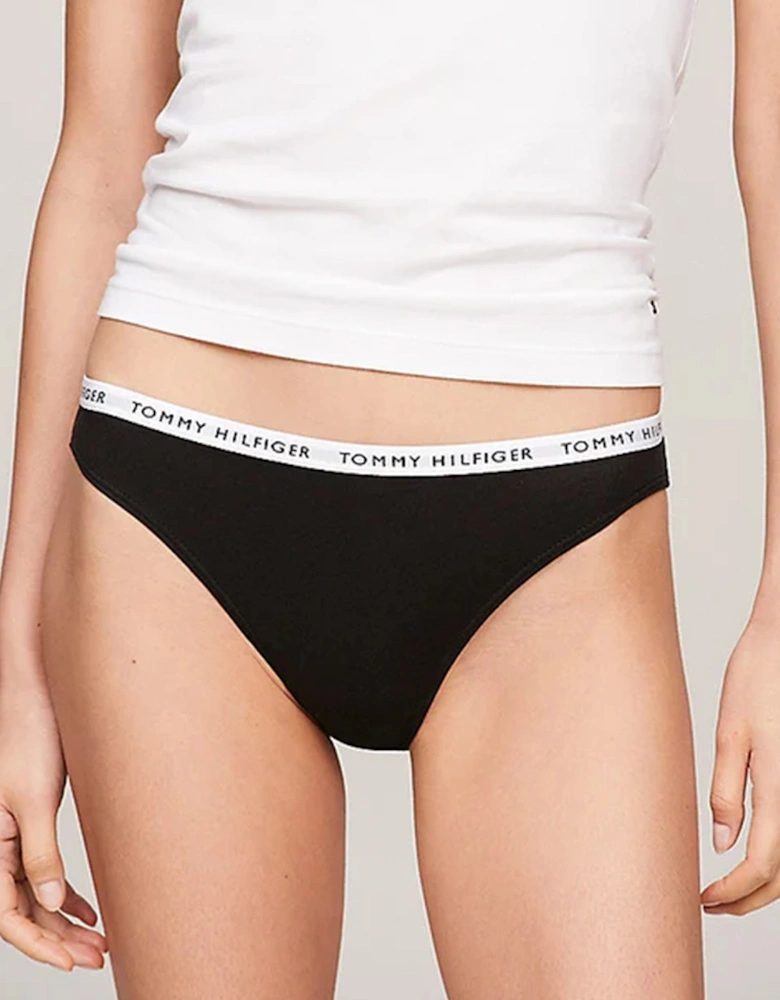 BIKINI 3 Pack Womens Briefs Black