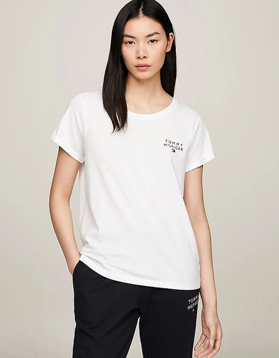 PURE COTTON Womens T-Shirt White, 6 of 5