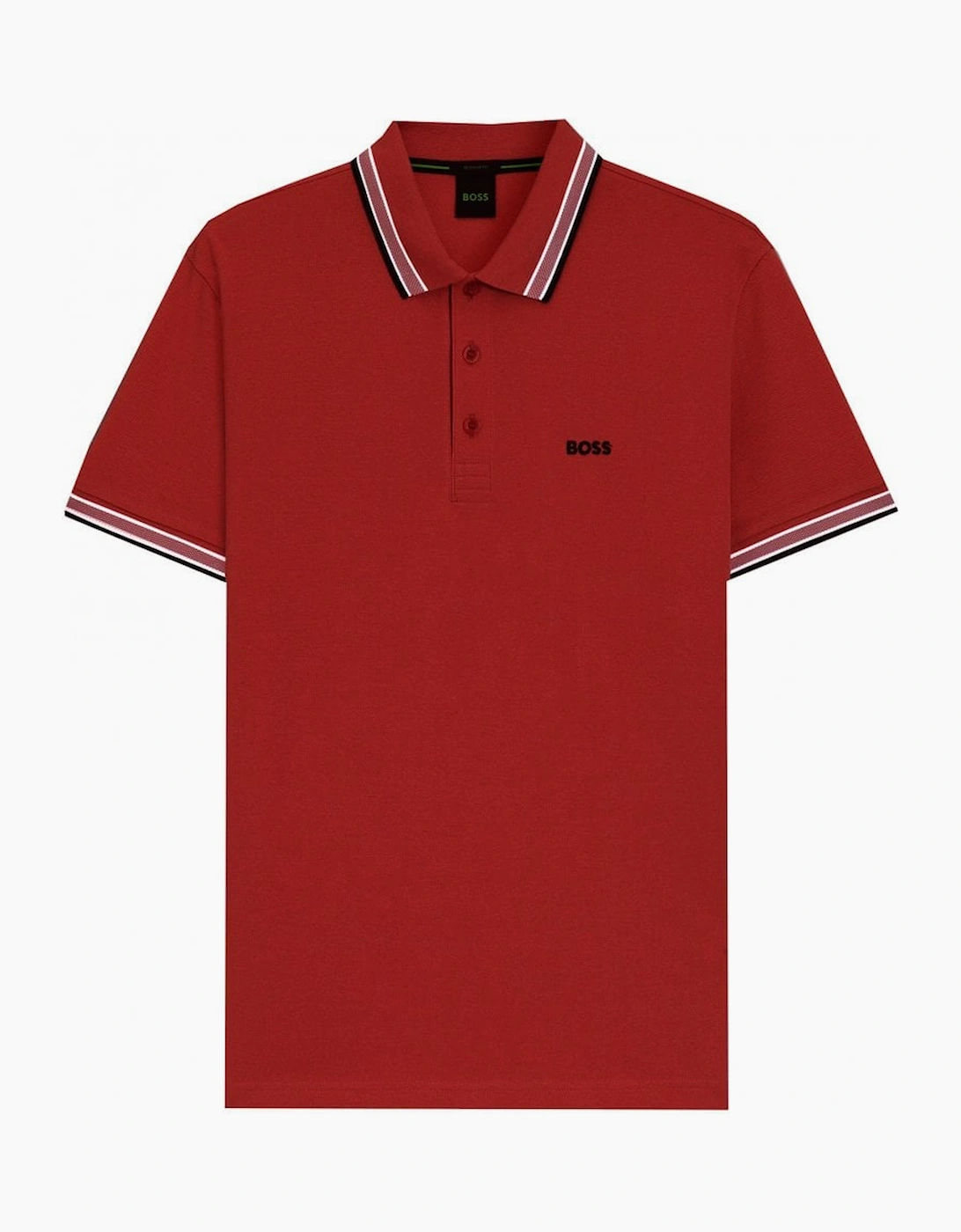 Men's Hugo Boss Dark Red Paddy Polo Shirt - Size: 42