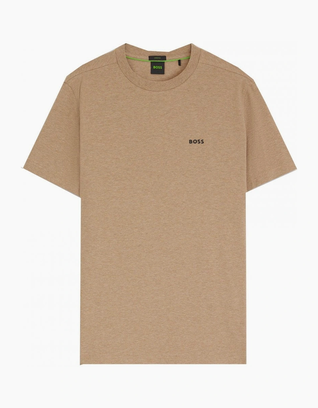 Men's Hugo Boss Men's Medium Brown Regular Fit T-shirt. - Size: 38