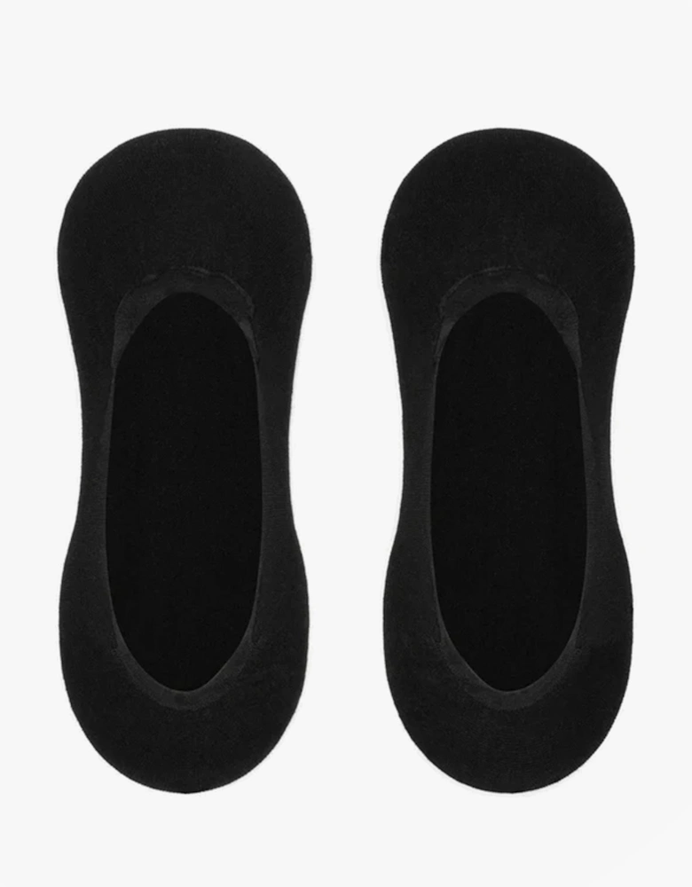 2 Pack Womens Ballerina  Socks Black