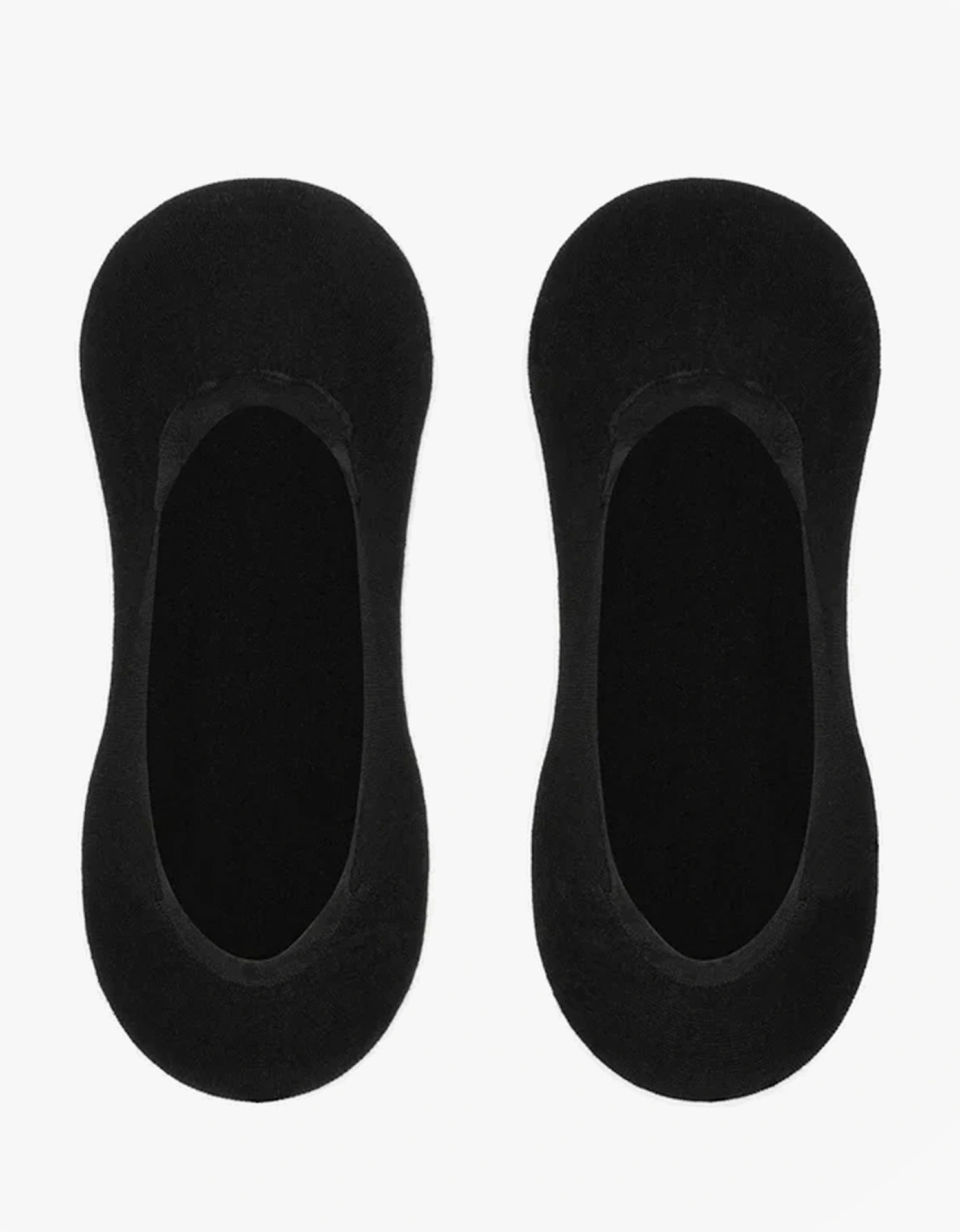 2 Pack Womens Ballerina  Socks Black