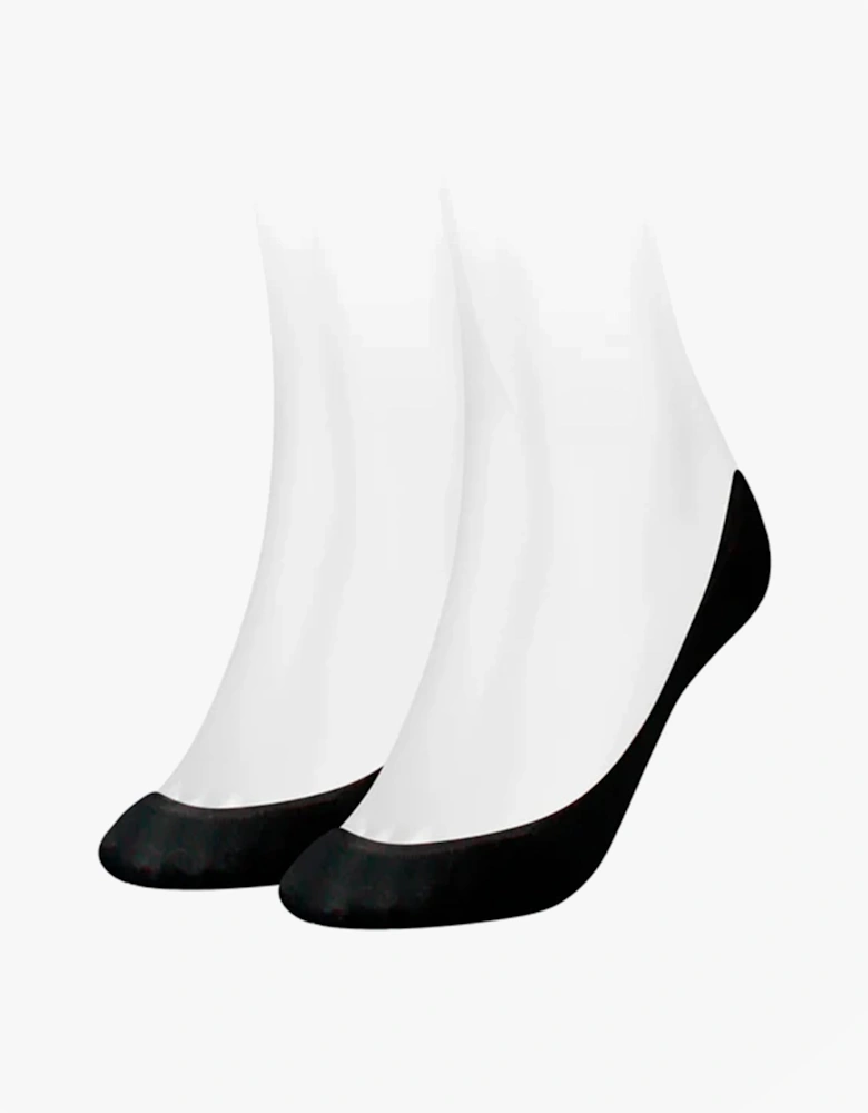 2 Pack Womens Ballerina  Socks Black