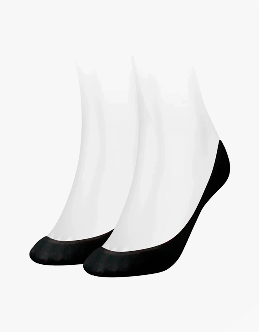 2 Pack Womens Ballerina  Socks Black, 3 of 2