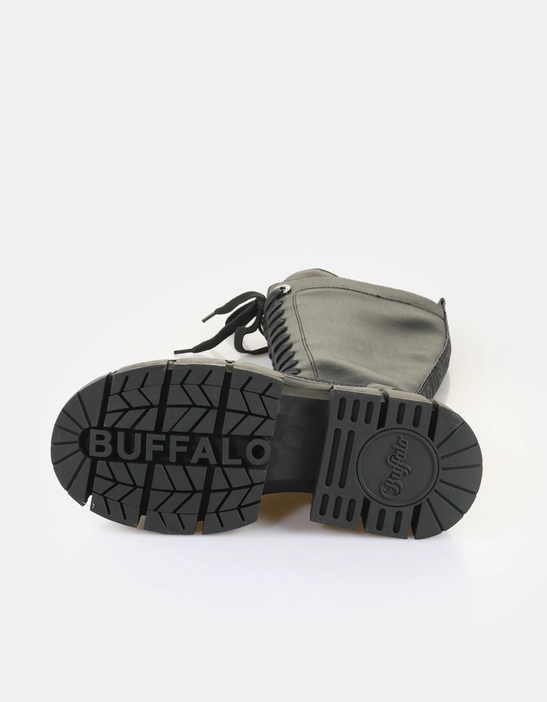 Gospher Lace Up High Women's Black Boots