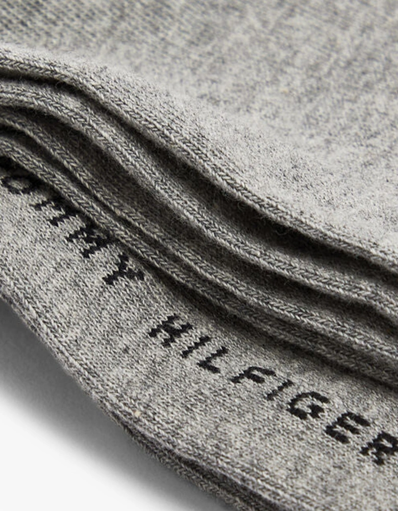 2 Pack Mens Crew Classic Socks Grey