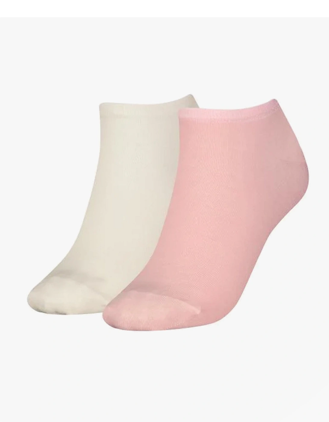 2 Pack Trainer Womens Ankle Socks Pink/White, 2 of 1