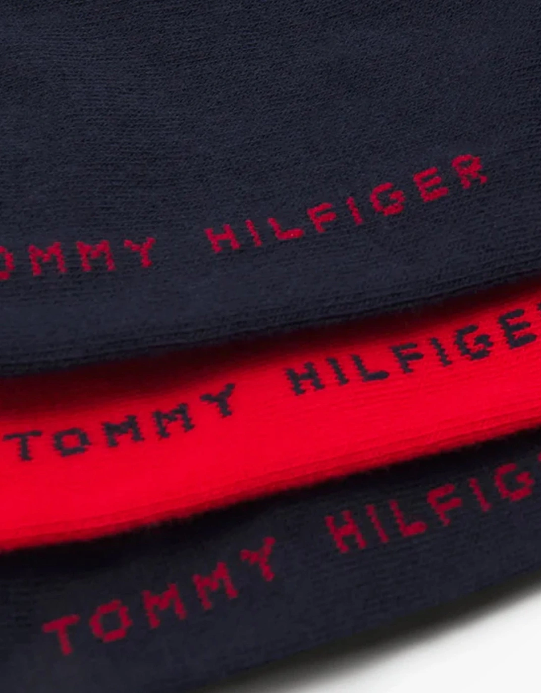 2 Pack Womens Trainer Socks Red/Navy