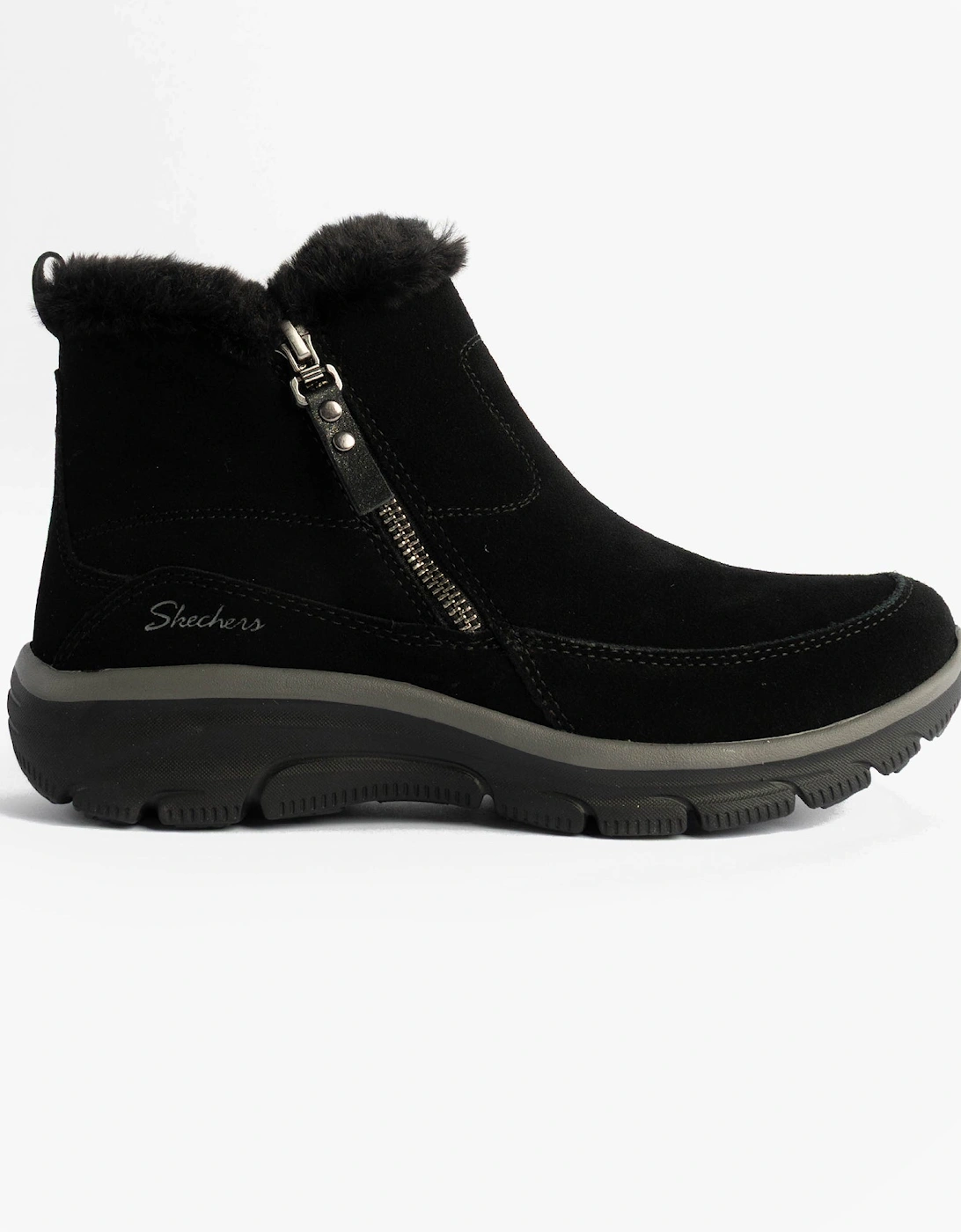 167862/BLK EASY GOING - COOL ZIP Womens Boots Black, 7 of 6