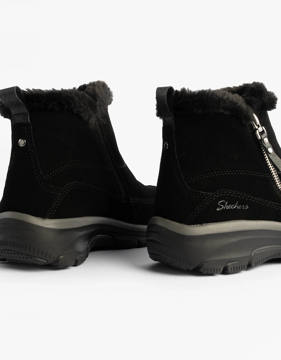 167862/BLK EASY GOING - COOL ZIP Womens Boots Black