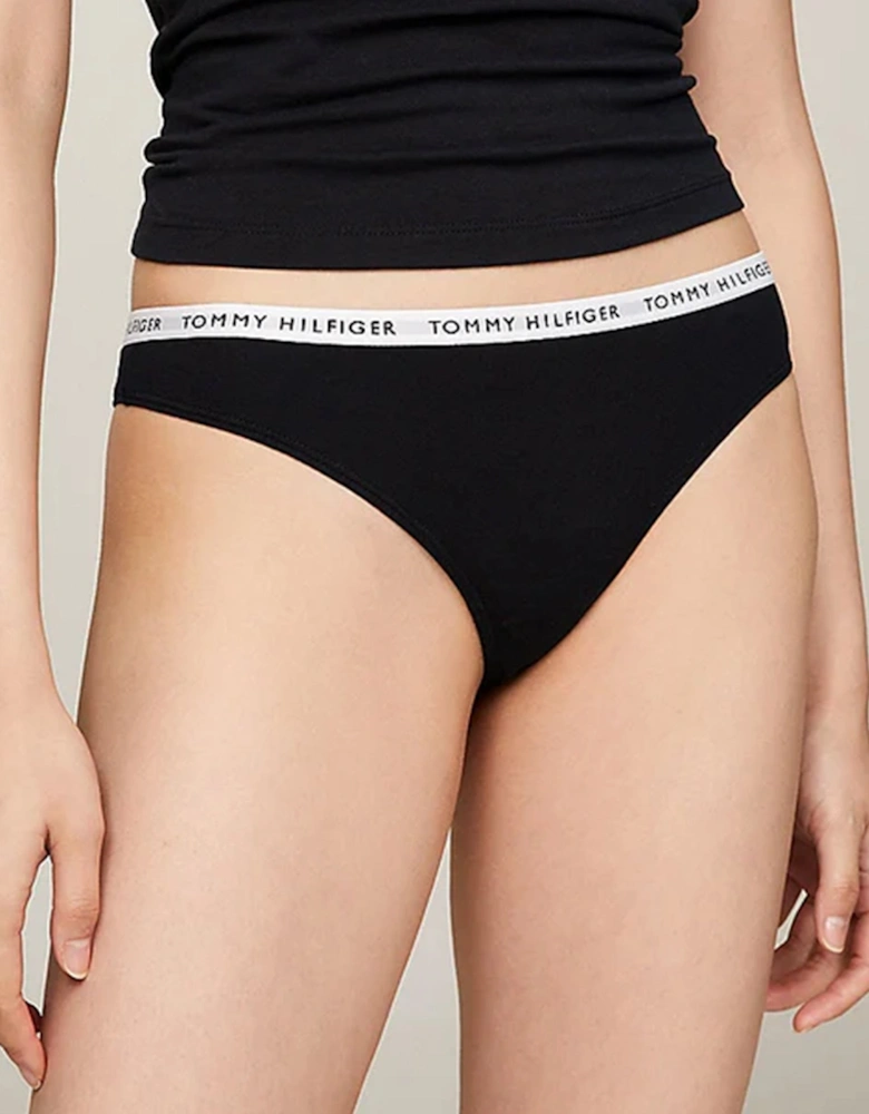 THONG 3 Pack Womens White/Desert Sky/Primary Red