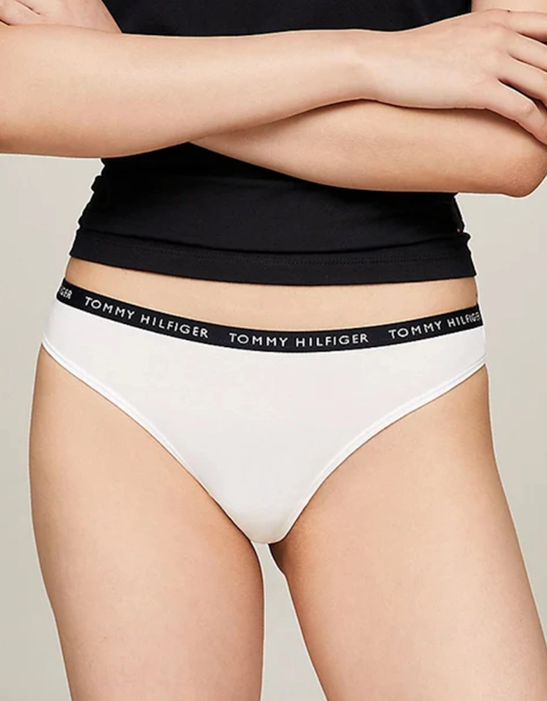 THONG 3 Pack Womens White/Desert Sky/Primary Red