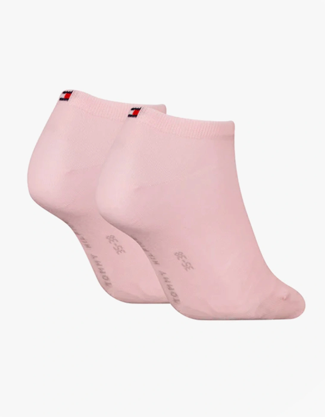 2 Pack Trainer Womens Ankle Socks Pink