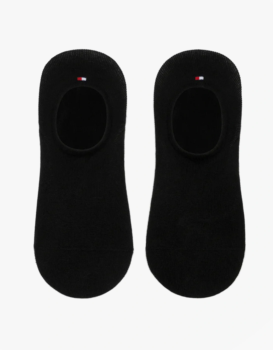 2 Pack Womens Invisible Socks Black