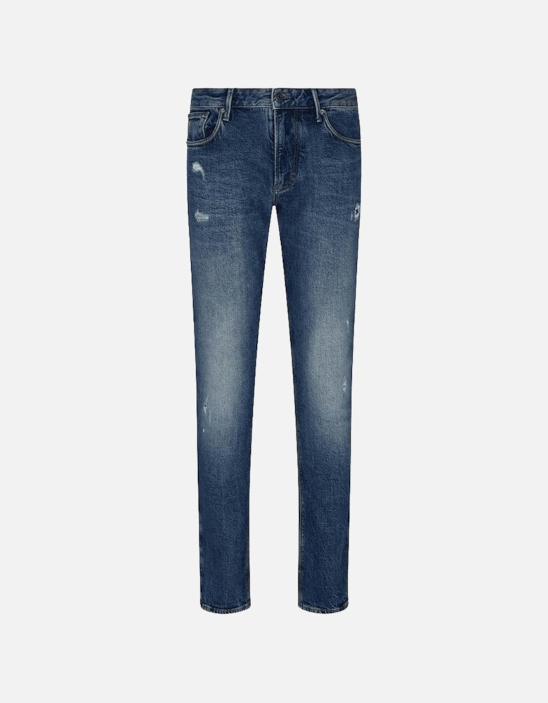 J06 Ripped Blue Slim Fit Jeans