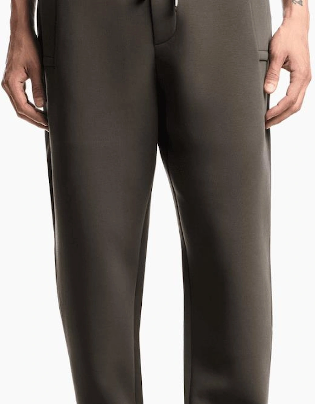 Cotton Grey Jersey Joggers