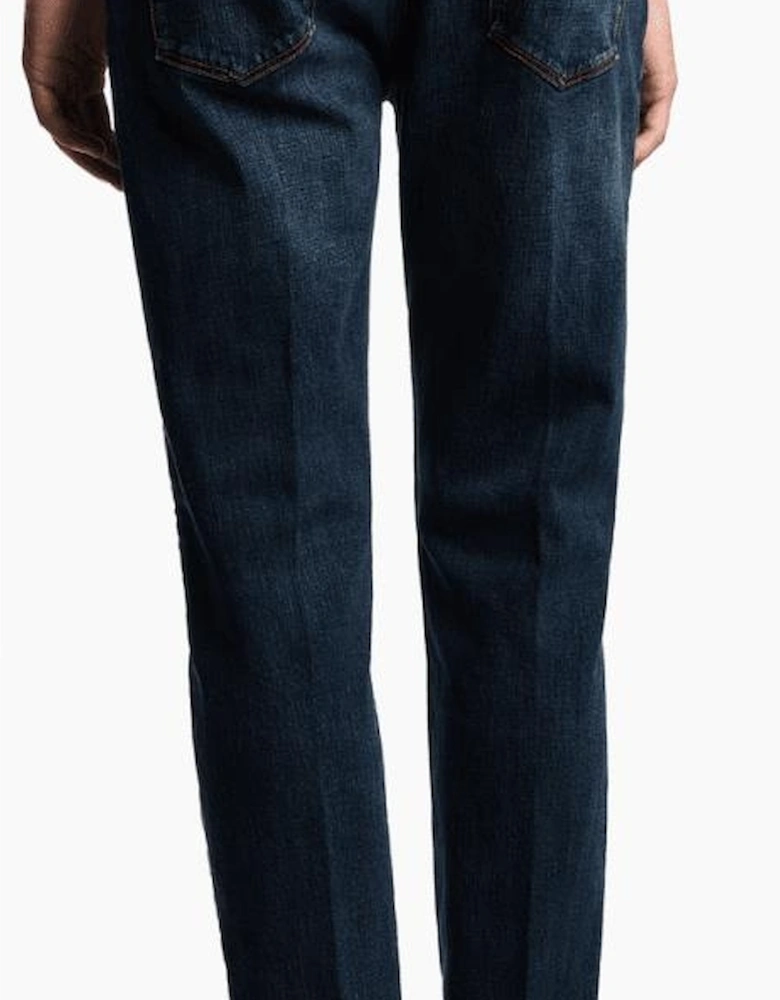 J75 Stone-Washed Blue Slim Fit Jeans