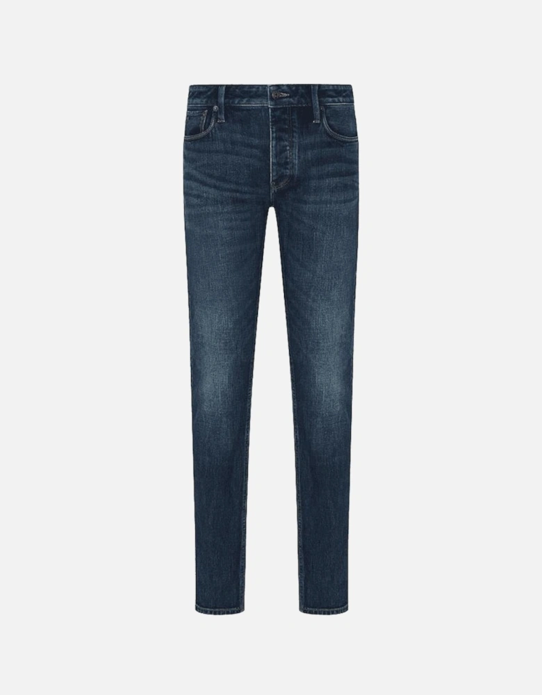 J75 Stone-Washed Blue Slim Fit Jeans