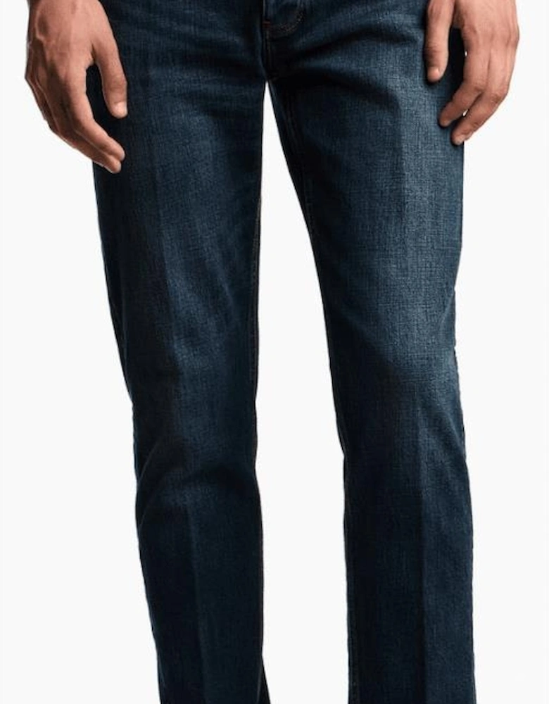 J75 Stone-Washed Blue Slim Fit Jeans