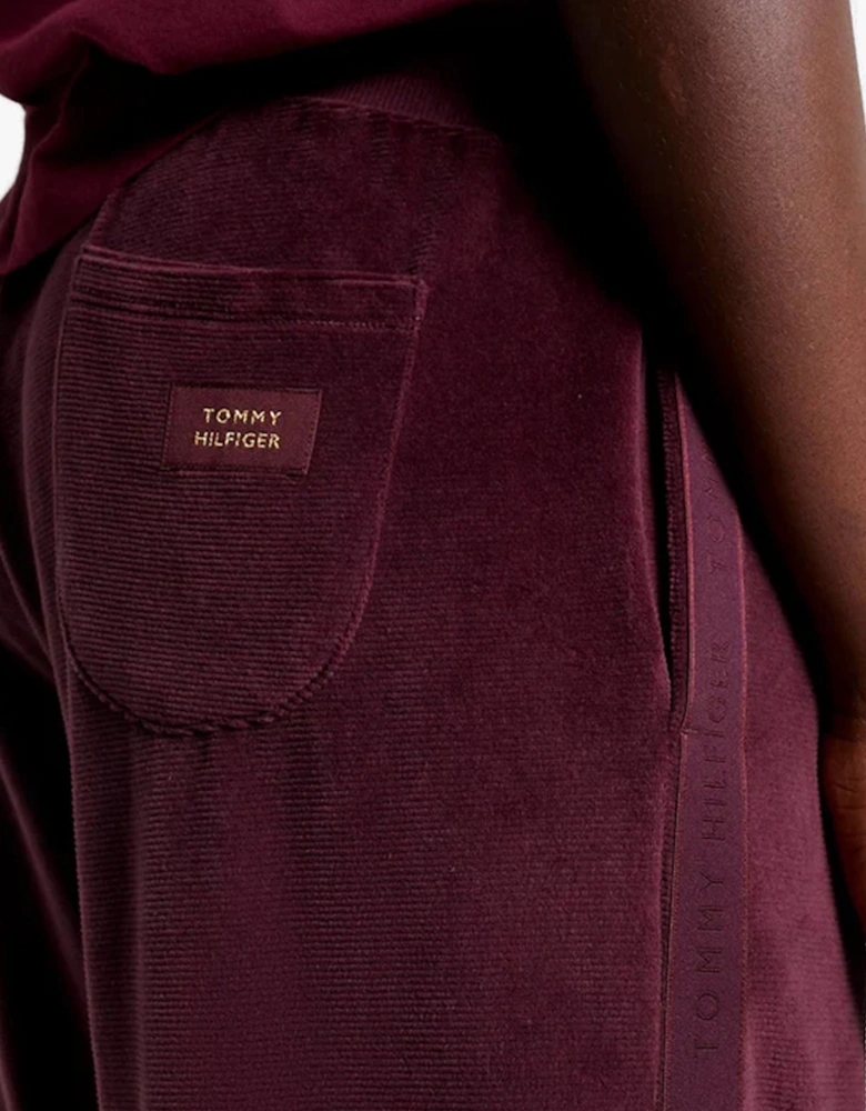 PANTS VELOUR Womens Pants Deep Burgundy