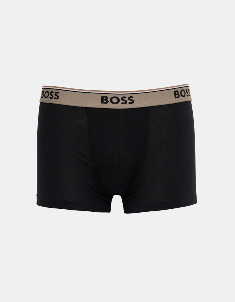 BOSS Orange Power 3-Pack Mens Trunks - Black 004