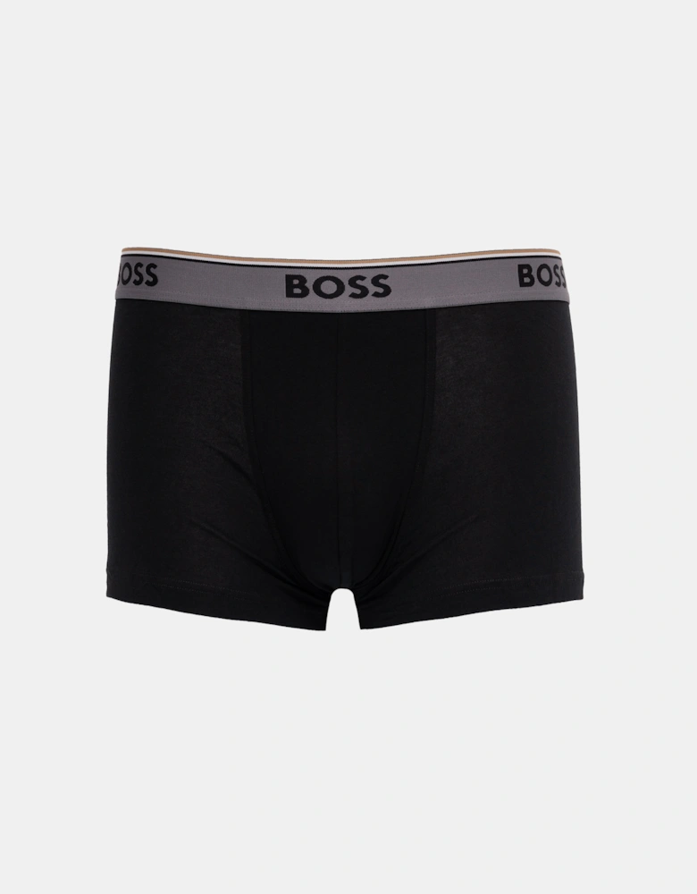 BOSS Orange Power 3-Pack Mens Trunks - Black 004